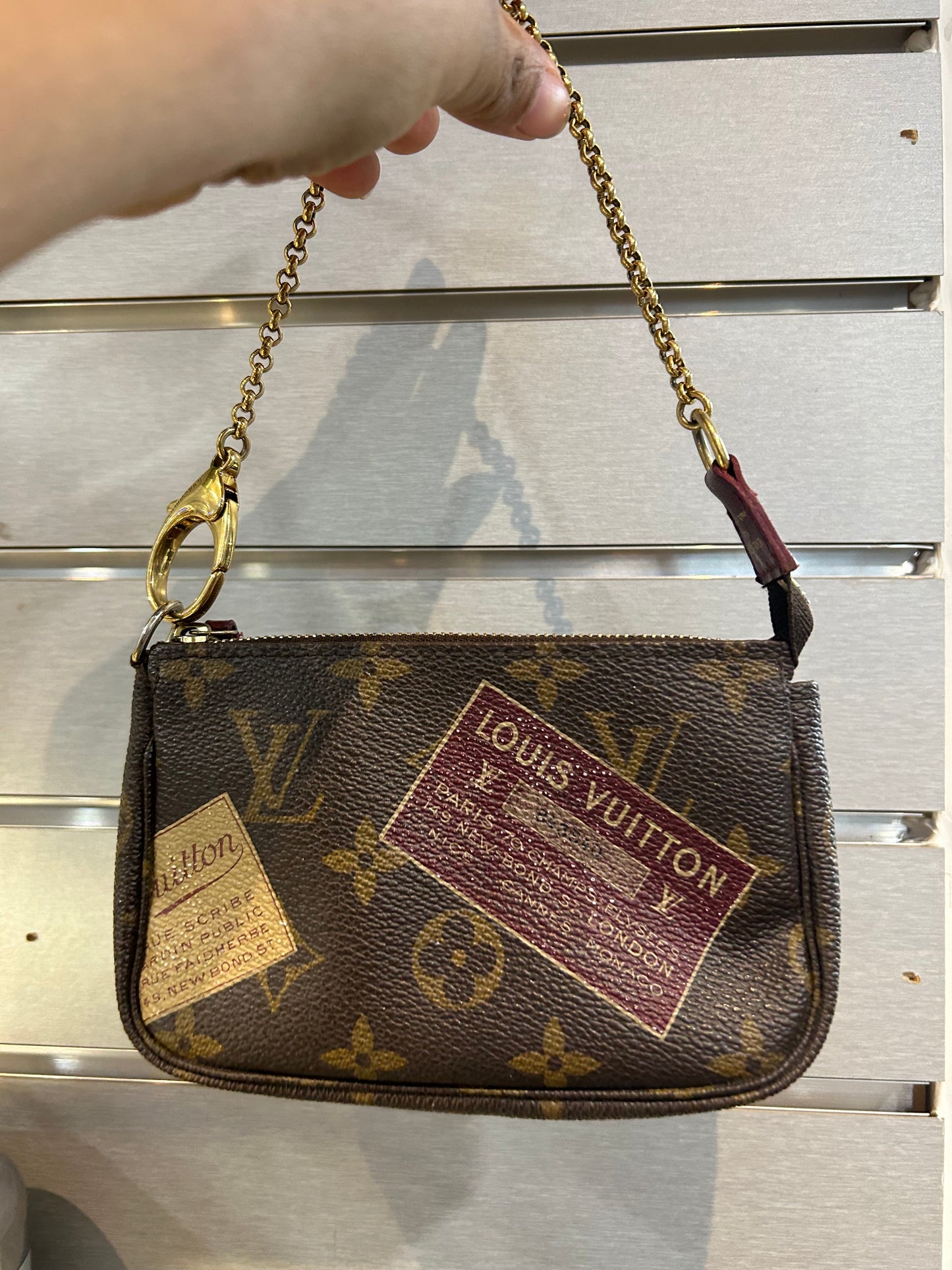 Louis Vuitton Pochette Accessoires Limited Edition Monogram Canvas Mini