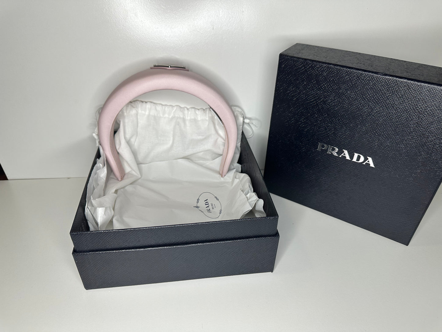Prada Nylon Headband w/Tags